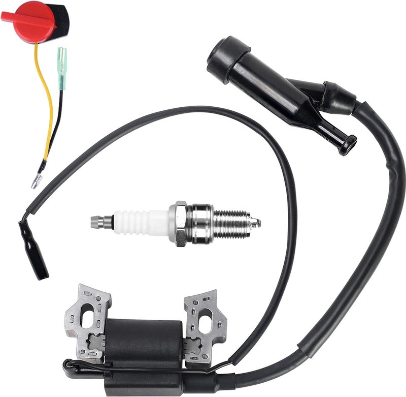 Sofo GX160 Ignition Coil Assembly with Spark Plug for Honda GX200 GX110 GX120 GX140 for Predator 212cc 224cc 5.5hp 6.5hp Engine Minibike Gokart Replacement - Image 1